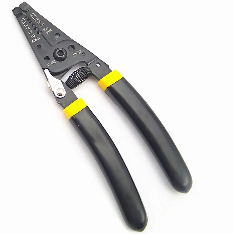 Precise Multifunctional Cable Wire Stripper Cutting Tool Clamp & Wire Cable Cutter Tool Stripping Pliers 20-10AWG
Precise Multifunctional Cable Wire Stripper Cutting Tool Clamp & Wire Cable Cutter Tool Stripping Pliers 20-10AWG