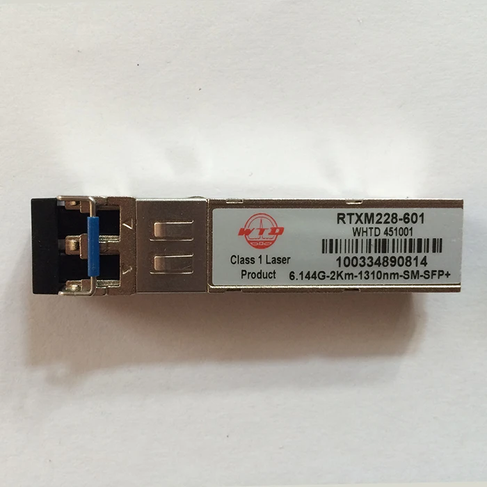 SFP + light module WTD RTXM228-601 WHTD 451001 6.144G-2KM-1310nm-SM-SFP+ active optical module
SFP + light module WTD RTXM228-601 WHTD 451001 6.144G-2KM-1310nm-SM-SFP+ active optical module