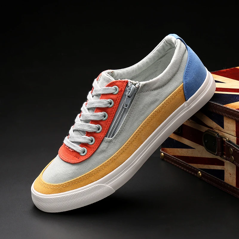 Autumn New Men's Tide Shoes Color Matching Korean Version Of Breathable Men's Canvas Shoes Sneakers Shoes
Autumn New Men's Tide Shoes Color Matching Korean Version Of Breathable Men's Canvas Shoes Sneakers Shoes
