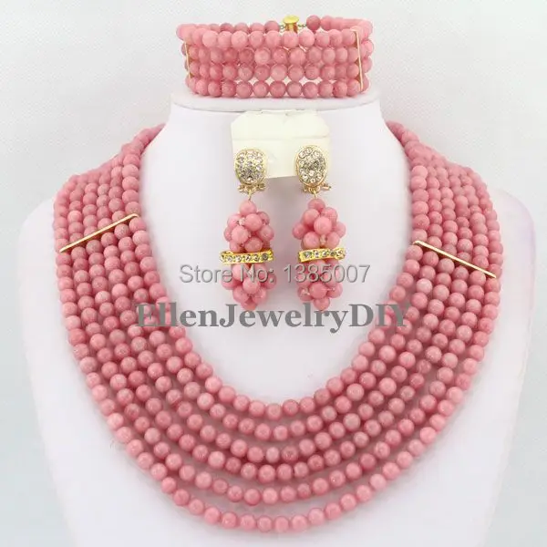Beautiful African Nigerian Wedding Beads Jewelry Set Necklace Bracelet Earrings Sets,African Beads Jewelry Set JL4170
Beautiful African Nigerian Wedding Beads Jewelry Set Necklace Bracelet Earrings Sets,African Beads Jewelry Set JL4170