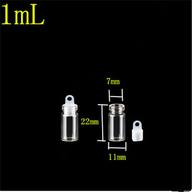 11*22*7mm 1ml Mini Transparent Clear Glass Bottles With Sealing Rubber Cover Empty Glass Vials Jars Wishes Bottles 100pcs/lot
11*22*7mm 1ml Mini Transparent Clear Glass Bottles With Sealing Rubber Cover Empty Glass Vials Jars Wishes Bottles 100pcs/lot