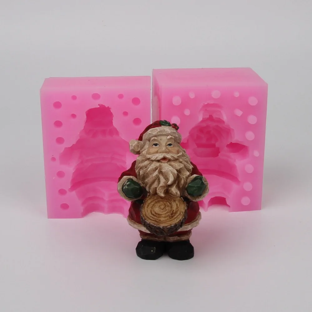 WC013 Christmas candle molds 3D Christmas Claus shape silicone soap mold DIY clay craft mold
WC013 Christmas candle molds 3D Christmas Claus shape silicone soap mold DIY clay craft mold