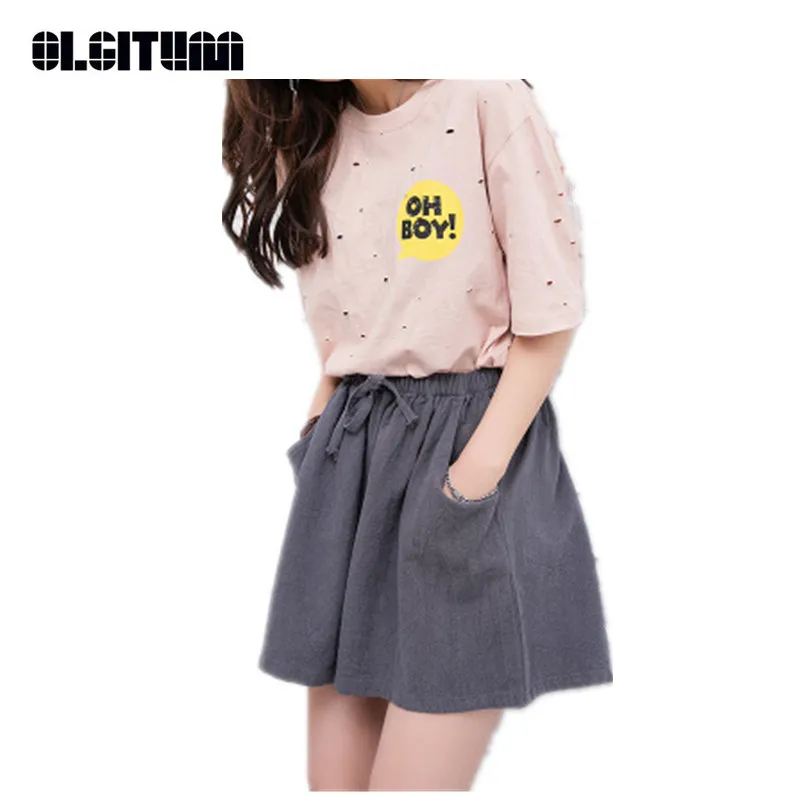 New OLGITUM 2020 Casual Summer Women Shorts Drawstring Loose Cotton and Linen Elastic-waisted Shorts Plus Size 4 Colors PT127
New OLGITUM 2020 Casual Summer Women Shorts Drawstring Loose Cotton and Linen Elastic-waisted Shorts Plus Size 4 Colors PT127