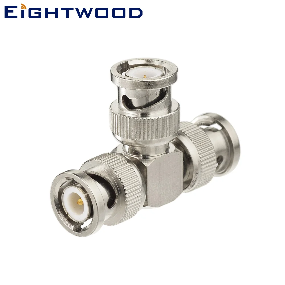 Eightwood 3 Way BNC Plug Male T-Shape RF Coaxial Adapter Connector For Monitor CCTV Security Camera Aerial Antenna
Eightwood 3 Way BNC Plug Male T-Shape RF Coaxial Adapter Connector For Monitor CCTV Security Camera Aerial Antenna