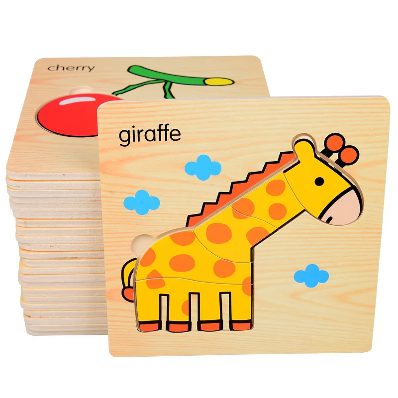 2pcs high quality Baby Kids 3D Wooden Cartoon Animals Dimensional toys for Children Jigsaw Puzzle Education Learning Tools gift
2pcs high quality Baby Kids 3D Wooden Cartoon Animals Dimensional toys for Children Jigsaw Puzzle Education Learning Tools gift