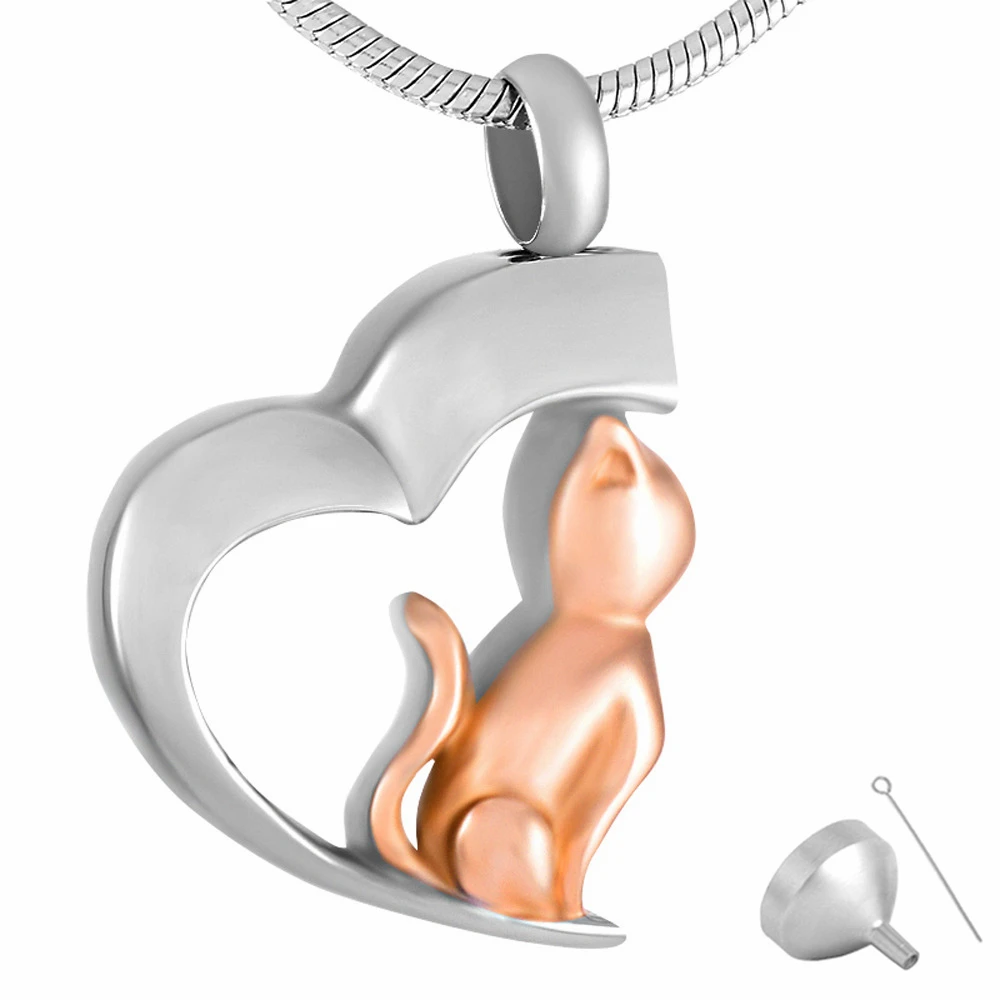 8132 Stainless Steel Cremation Jewelry Pet Urn Pendant Necklace with 20'' Snack Chain
8132 Stainless Steel Cremation Jewelry Pet Urn Pendant Necklace with 20'' Snack Chain