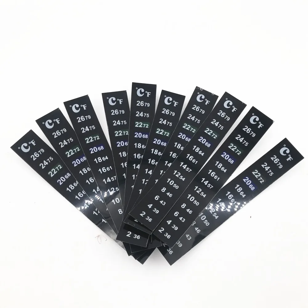 Dual Scale Liquid Crystal Thermometer, 36 - 79 Fahrenheit, Professional Homebrew Thermometer, 10pcs/lot Free shipping
Dual Scale Liquid Crystal Thermometer, 36 - 79 Fahrenheit, Professional Homebrew Thermometer, 10pcs/lot Free shipping