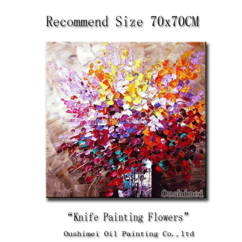 Free Shipping Hand-painted Fine Art Painting Abstract Flower Oil Painting For Wall Decorative Modern Wall Decoration
Free Shipping Hand-painted Fine Art Painting Abstract Flower Oil Painting For Wall Decorative Modern Wall Decoration