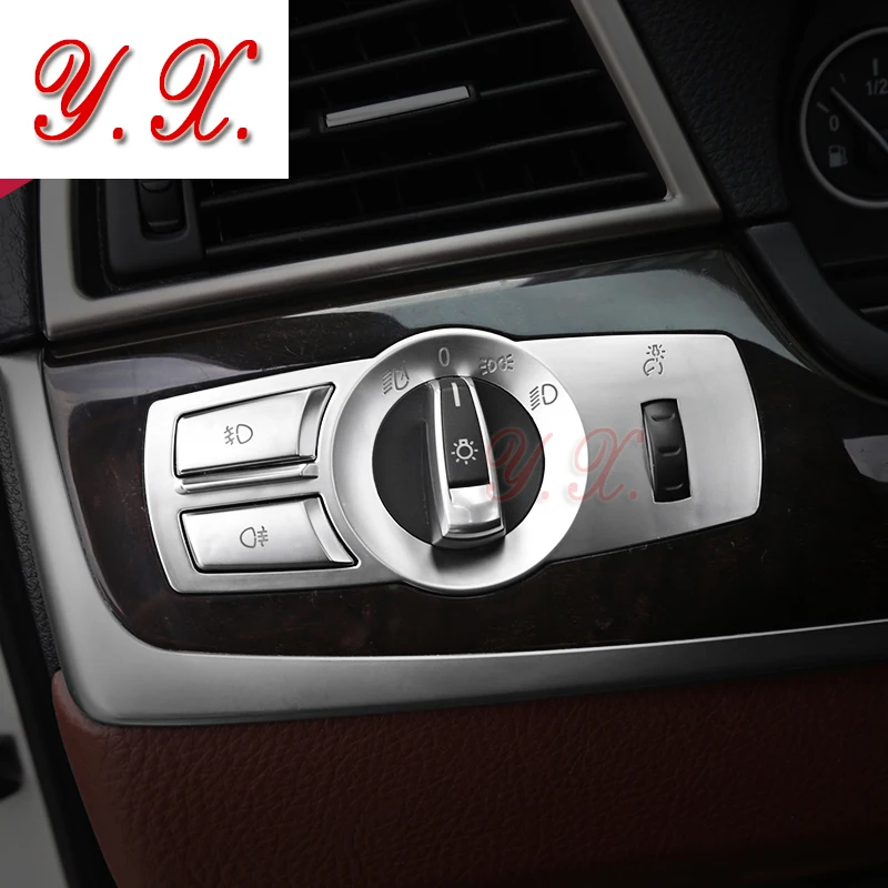 Car Styling Headlight Switch Buttons stickers Decorative Cover Trim for BMW 5/7 series f10 X3 F25 X4 F26 Car Accessories
Car Styling Headlight Switch Buttons stickers Decorative Cover Trim for BMW 5/7 series f10 X3 F25 X4 F26 Car Accessories