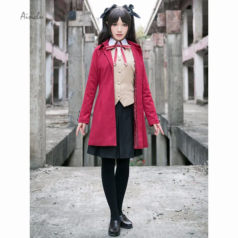 Ainclu Customize for adults and kids Free Shipping New Fashion Fate Stay Night Rin Tosaka School Uniform Cosplay Brand Costumes
Ainclu Customize for adults and kids Free Shipping New Fashion Fate Stay Night Rin Tosaka School Uniform Cosplay Brand Costumes