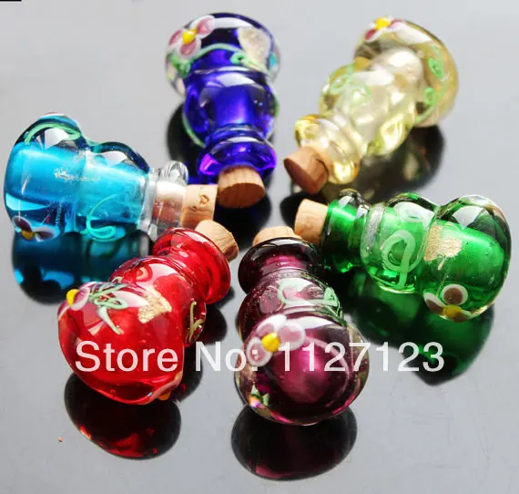!10pcs Murano Glass Essential Oil Vial Bottle Gourd (18X27MM,0.25ML,Mixed Colors) Perfume Vials Crystal perfume pendant
!10pcs Murano Glass Essential Oil Vial Bottle Gourd (18X27MM,0.25ML,Mixed Colors) Perfume Vials Crystal perfume pendant