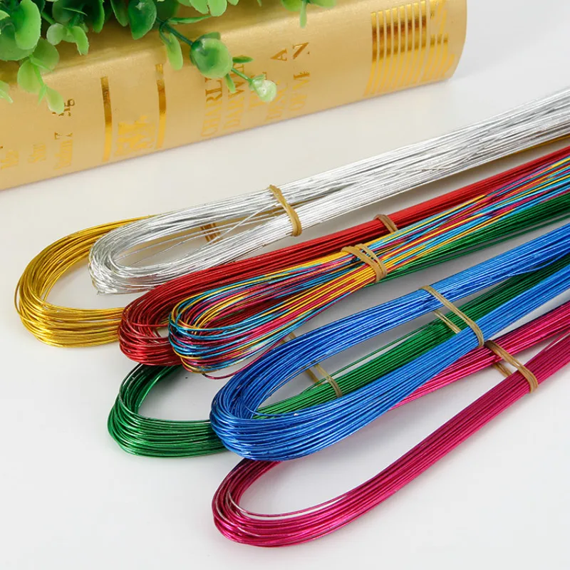 22# Gold Silver Iron Wire for Nylon Flower DIY Handmade Artificial Flowers Making Materials Floral Wire Fall Decorations
22# Gold Silver Iron Wire for Nylon Flower DIY Handmade Artificial Flowers Making Materials Floral Wire Fall Decorations