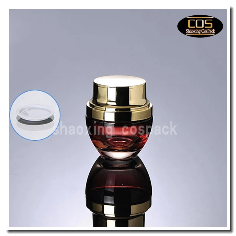 30ml empty colored glass day cream bottles, empty glass cosmetic container 1oz, 30ml red glass container with golden lid
30ml empty colored glass day cream bottles, empty glass cosmetic container 1oz, 30ml red glass container with golden lid
