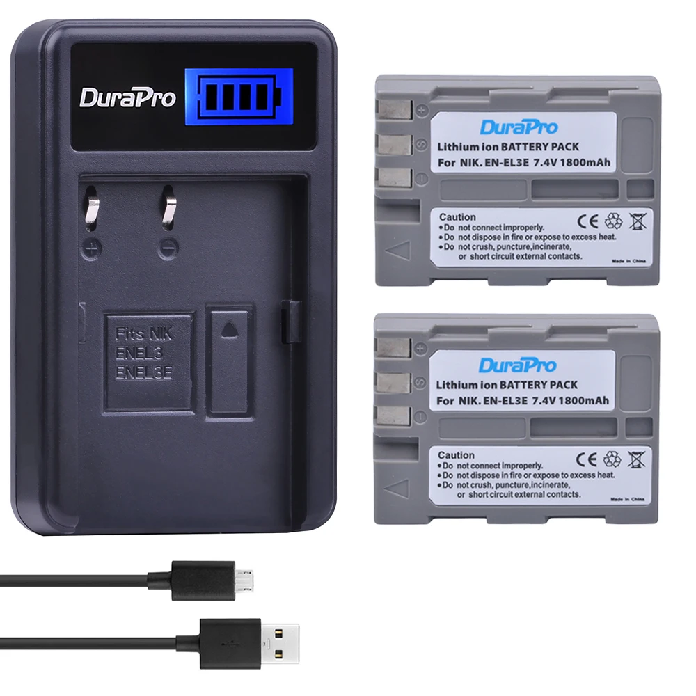 DuraPro 2 шт. EN-EL3E батарея для камеры EN EL3e + ЖК-Зарядное устройство USB для камеры Nikon D70 D70S D80 D90 D100 D200 D300 D300S D700
DuraPro 2 шт. EN-EL3E батарея для камеры EN EL3e + ЖК-Зарядное устройство USB для камеры Nikon D70 D70S D80 D90 D100 D200 D300 D300S D700