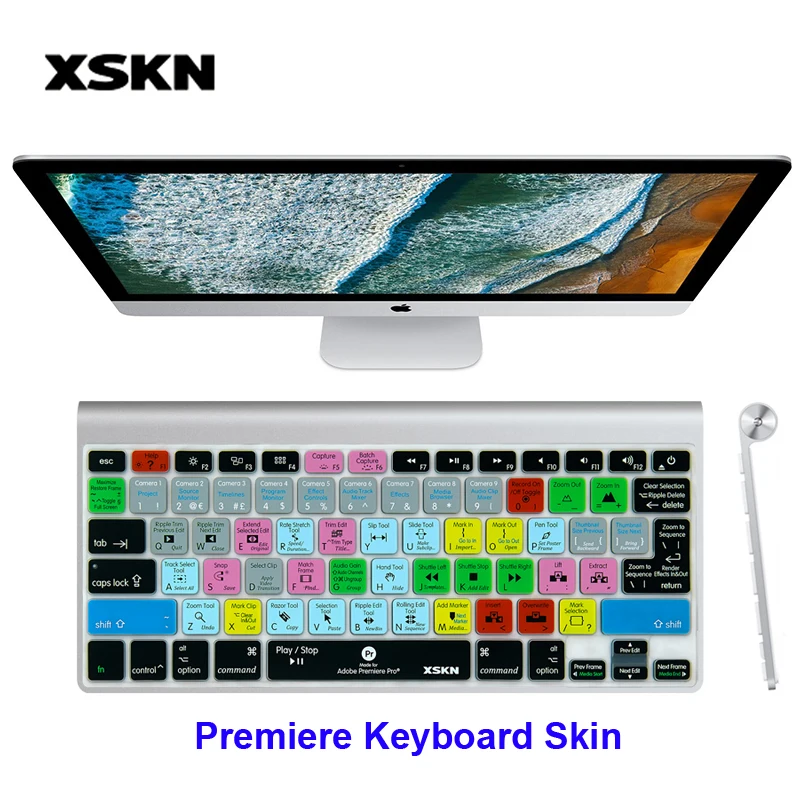 XSKN for Apple Wireless Keyboard Adobe Premiere Pro CC Silicone Shortcut Hotkey Keyboard Skin Cover /Bluetooth Magic Keyboard
XSKN for Apple Wireless Keyboard Adobe Premiere Pro CC Silicone Shortcut Hotkey Keyboard Skin Cover /Bluetooth Magic Keyboard