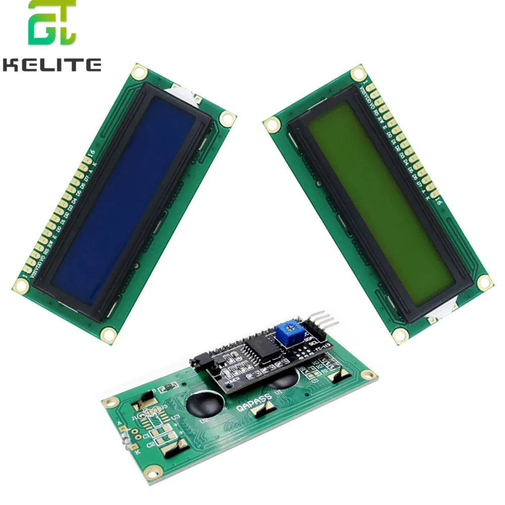 Плата адаптера для ЖК-дисплея 1602 + I2C LCD 1602 Модуль синий/зеленый экран PCF8574 IIC/I2C LCD 1602
Плата адаптера для ЖК-дисплея 1602 + I2C LCD 1602 Модуль синий/зеленый экран PCF8574 IIC/I2C LCD 1602