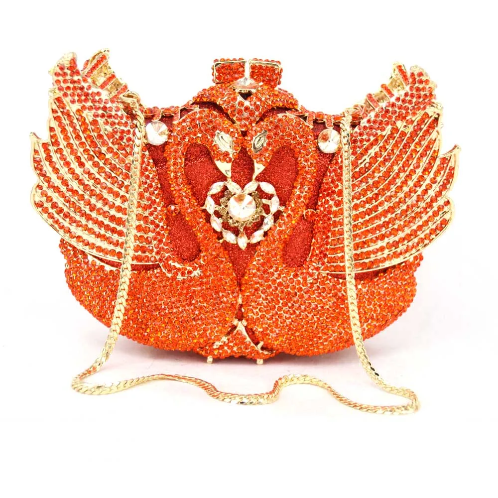 Gold Crystal Evening Bag Animal Swan Ladies Purse Party Bag Day Clutches Wedding Clutch Bag for Feast Diamond Banquet bag 88171
Gold Crystal Evening Bag Animal Swan Ladies Purse Party Bag Day Clutches Wedding Clutch Bag for Feast Diamond Banquet bag 88171