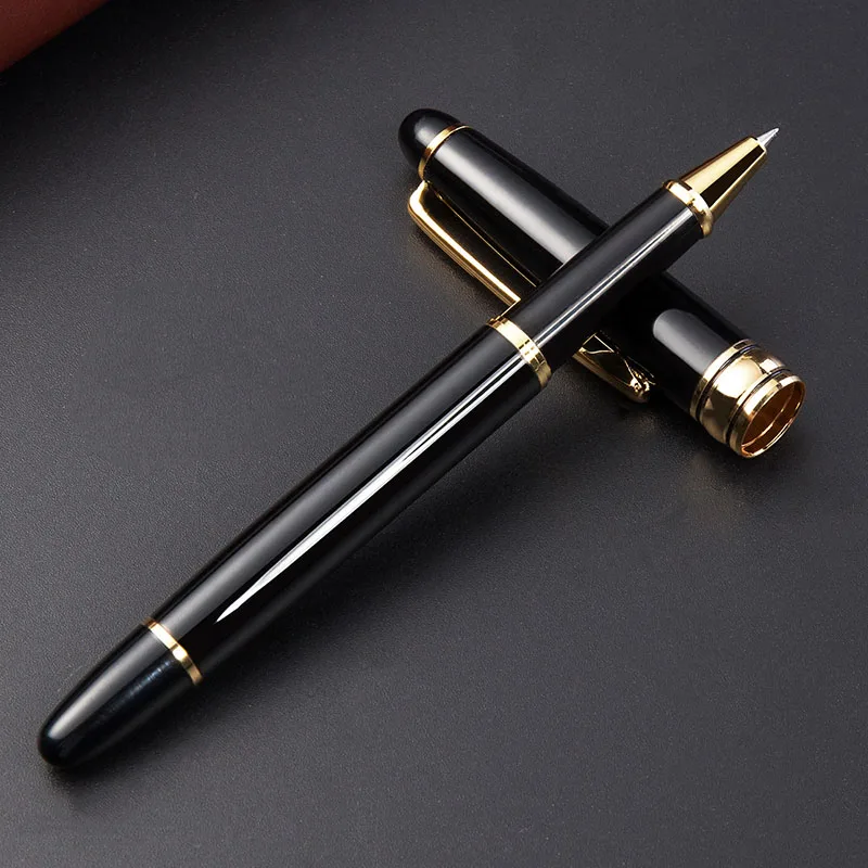 High Grade Gold Sliver Rollerball Pen With Diamond Clip Smooth Metal Ballpoint Pen Business Gift Pens for Student School Supplie
High Grade Gold Sliver Rollerball Pen With Diamond Clip Smooth Metal Ballpoint Pen Business Gift Pens for Student School Supplie