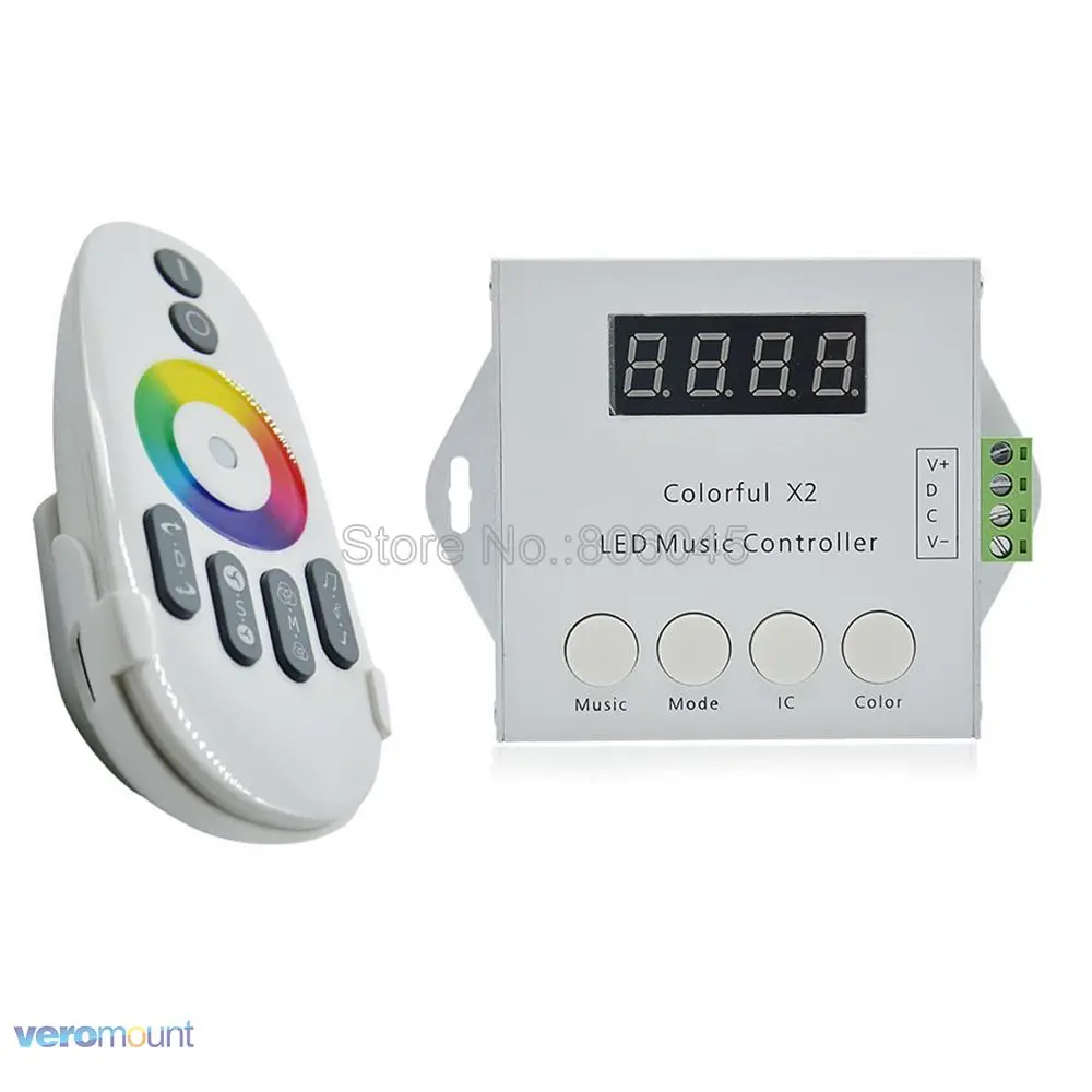 DC5V 12V 24V WS2812 WS2811 WS2813 6803 1903 IC Digital Addressable LED Strip Music Controller Pixels Colorful X2 Controller
DC5V 12V 24V WS2812 WS2811 WS2813 6803 1903 IC Digital Addressable LED Strip Music Controller Pixels Colorful X2 Controller