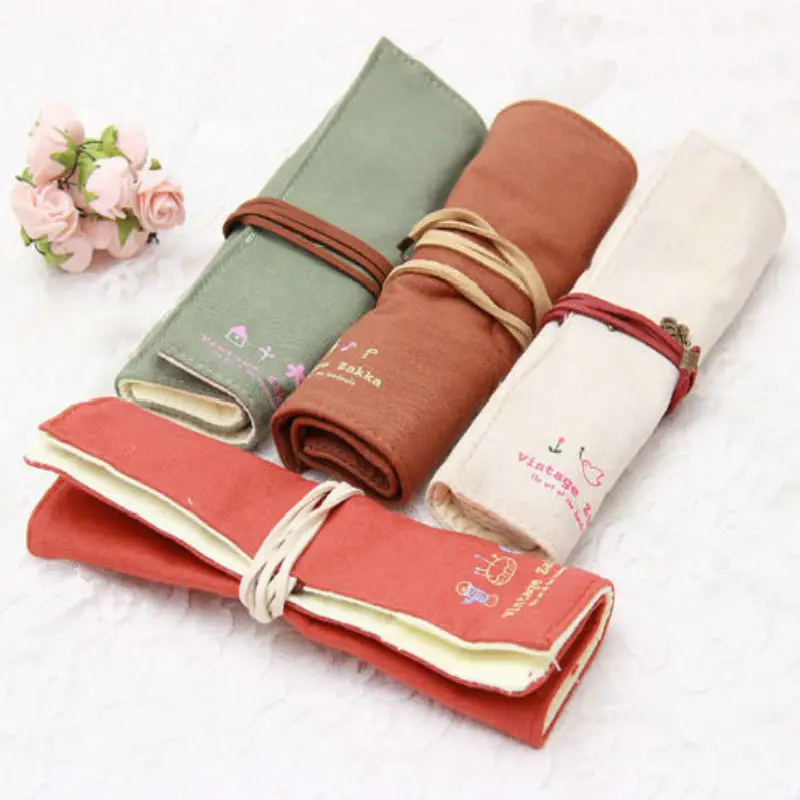 4pcs/set Canvas Pencil Case 4 different colors Multifunctional Stationery Pencil Bag Retro Pencil Creative Simple School Office
4pcs/set Canvas Pencil Case 4 different colors Multifunctional Stationery Pencil Bag Retro Pencil Creative Simple School Office
