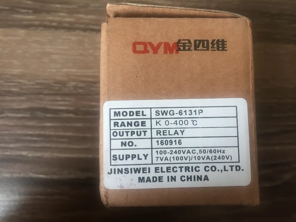 QYM electrical SWJY SWG-6000 temperature controller SWG-6131P K 400 new original
QYM electrical SWJY SWG-6000 temperature controller SWG-6131P K 400 new original