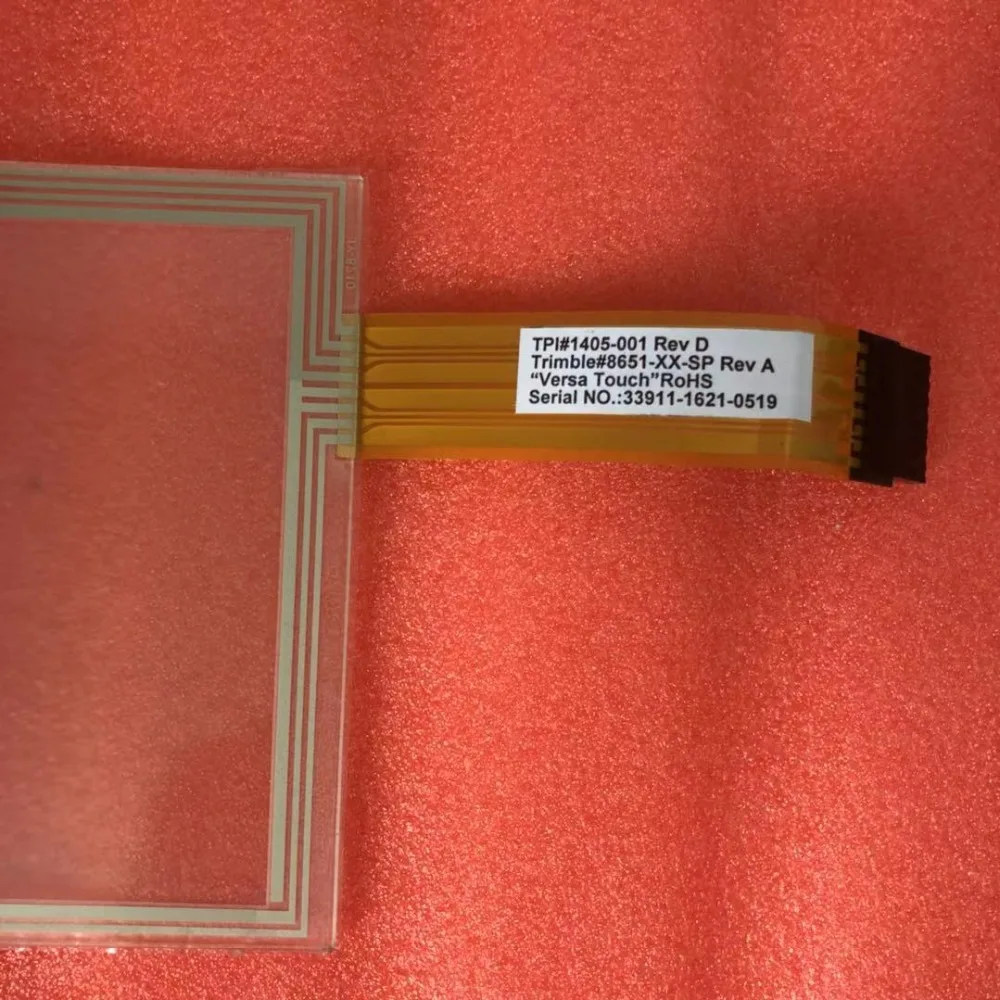 New touch panel For TPI# 1405-001 Rev C Trimble# 83651-xx-sp RevA maintenance touch screen 196*124mm Repair replacem
New touch panel For TPI# 1405-001 Rev C Trimble# 83651-xx-sp RevA maintenance touch screen 196*124mm Repair replacem