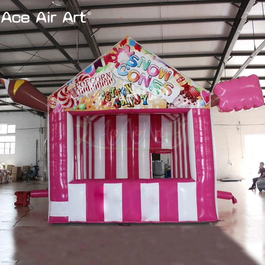3m L or Custom Inflatable Candy Floss Popcorn Booth Concession Booth for Promotion
3m L or Custom Inflatable Candy Floss Popcorn Booth Concession Booth for Promotion