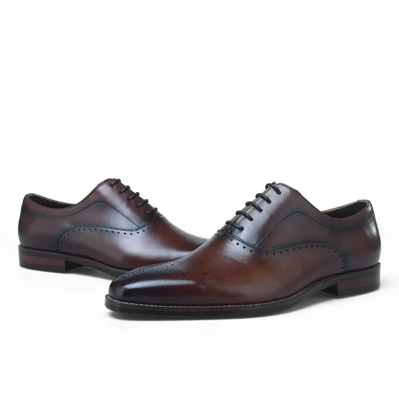 Quality Black / Tan Oxfords Mens Wedding Dress Shoes Genuine Leather Social Business Shoes Male Prom Shoes
Quality Black / Tan Oxfords Mens Wedding Dress Shoes Genuine Leather Social Business Shoes Male Prom Shoes