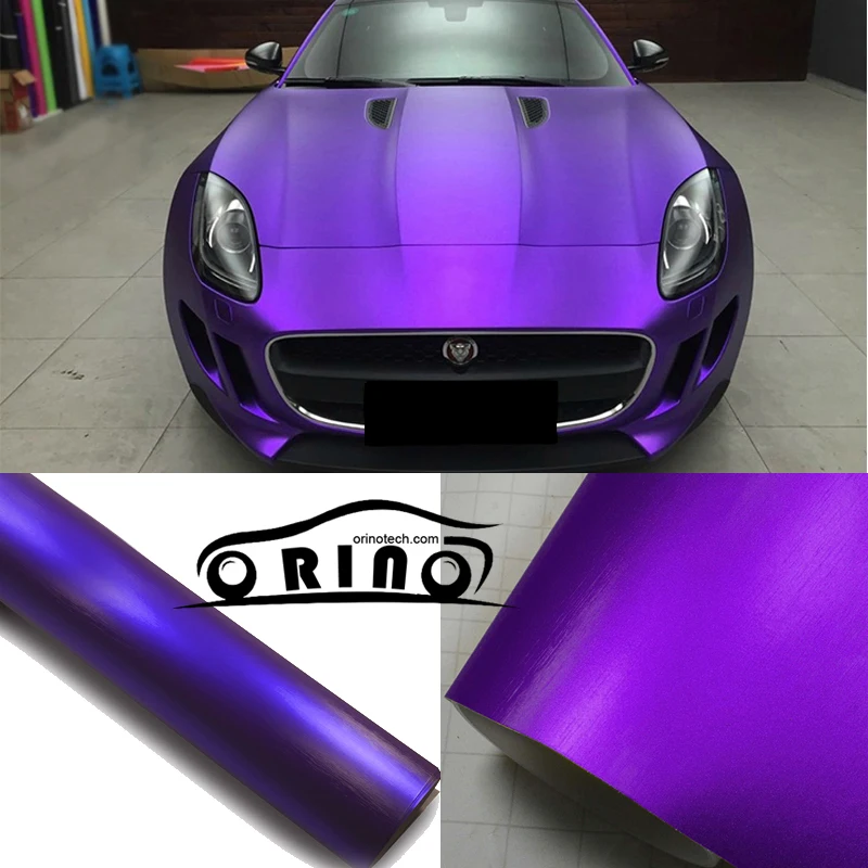 1.52x20m/Roll Purple Brushed Metallic Chrome Vinyl Wrap For Car Body Wrap Foile With Air Bubble Free Metal Brushed Stickers
1.52x20m/Roll Purple Brushed Metallic Chrome Vinyl Wrap For Car Body Wrap Foile With Air Bubble Free Metal Brushed Stickers