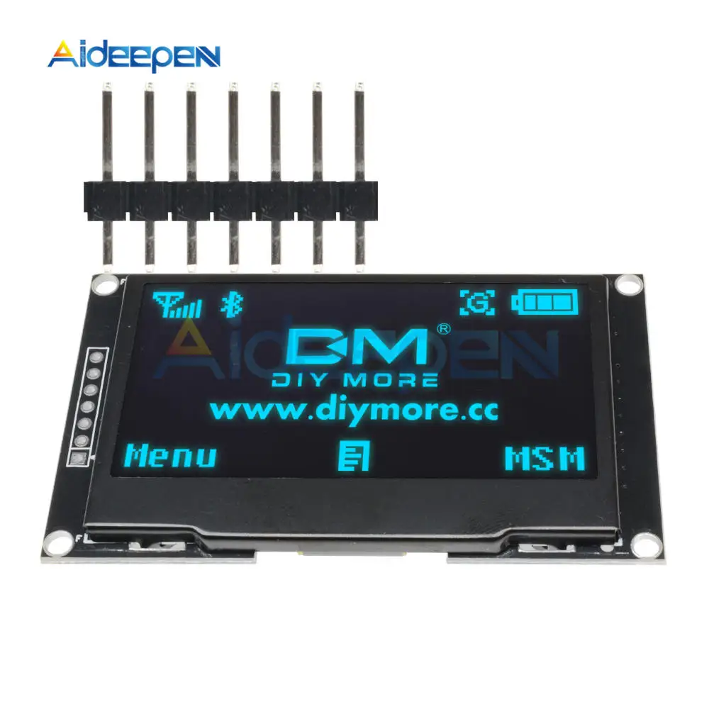 2.42" inch LCD Screen 128 x 64 128X64 OLED Display Module IIC I2C SPI Serial C51 STM32 SSD1309 for Arduino Blue Display
2.42" inch LCD Screen 128 x 64 128X64 OLED Display Module IIC I2C SPI Serial C51 STM32 SSD1309 for Arduino Blue Display