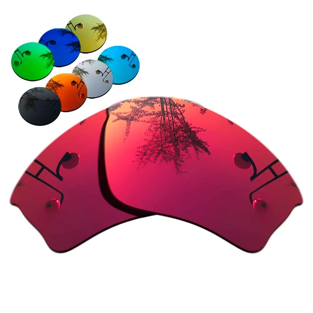 100% Precisely Cut Polarized Replacement Lenses for Half Jacket XLJ Sunglasses Magenta Red Mirrored Coating Color- Choices
100% Precisely Cut Polarized Replacement Lenses for Half Jacket XLJ Sunglasses Magenta Red Mirrored Coating Color- Choices