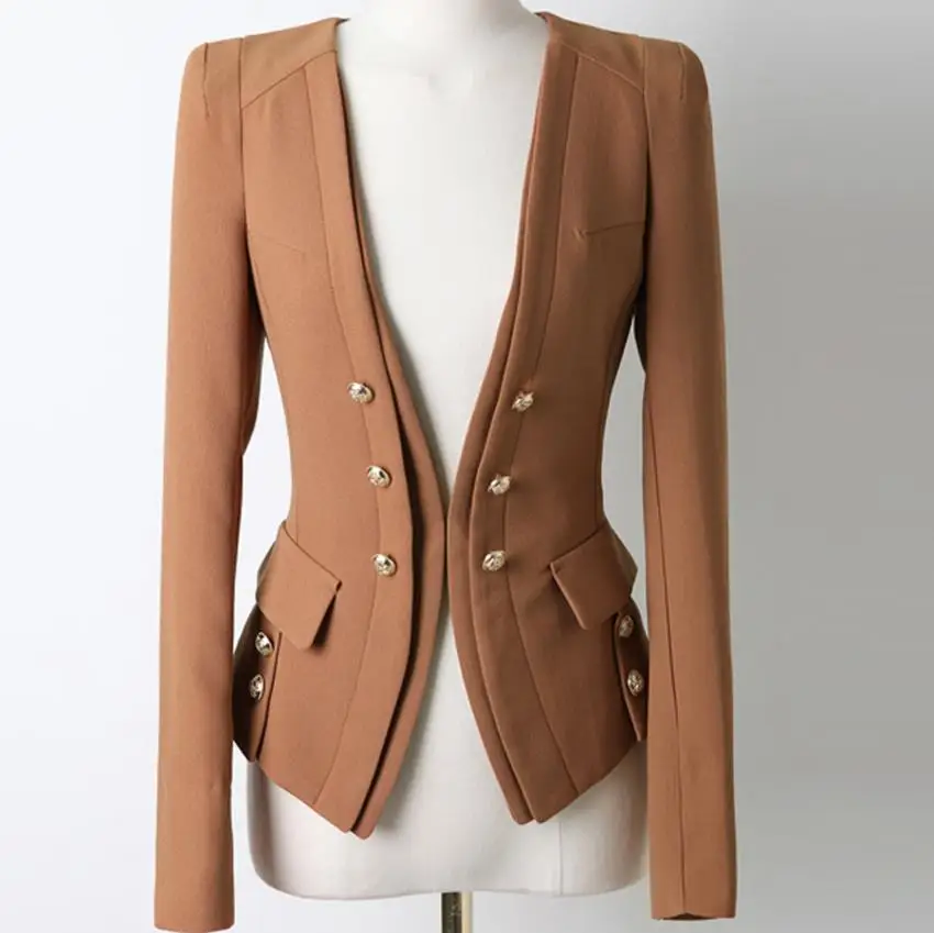 autumn fashion Blazer Women Long Sleeve double breasted Suit Jacket Office Ladies suit
autumn fashion Blazer Women Long Sleeve double breasted Suit Jacket Office Ladies suit