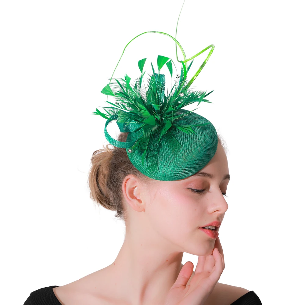 Green Linen Headwear Women Ornaments Headpiece Hairpin Bridal Royal Fascinators Accessories Wedding Bride Veils Hat New Style
Green Linen Headwear Women Ornaments Headpiece Hairpin Bridal Royal Fascinators Accessories Wedding Bride Veils Hat New Style