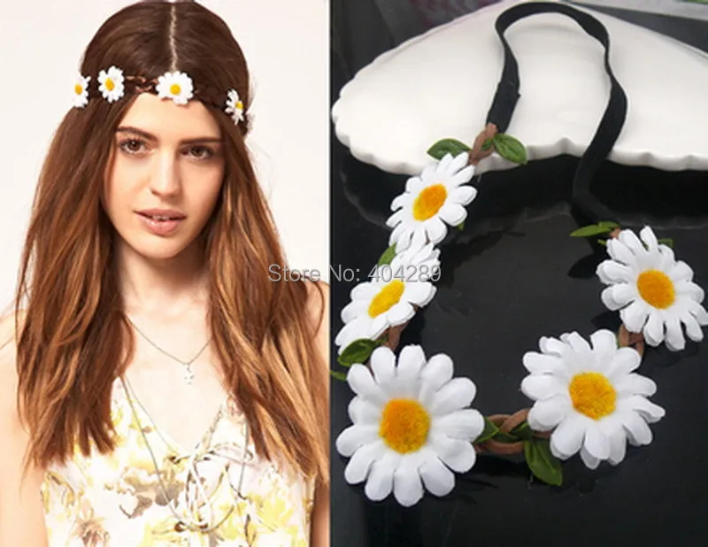 10pcs Mixed Color Bohemian Sunflower Headband, Hawaiian Bridal Wedding Sun Floral Garland Headband Hair Band Hair Accessories
10pcs Mixed Color Bohemian Sunflower Headband, Hawaiian Bridal Wedding Sun Floral Garland Headband Hair Band Hair Accessories