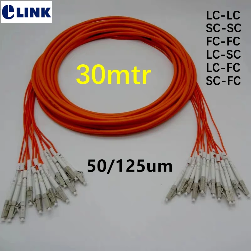 12 ядер 30 м Patchcord LC-LC SC-SC LC-SC FC-FC LC-FC мм 50/60 мкм ftth Breakout 2,0 ММ LC SC FC волоконно-оптический джемпер ELINK
12 ядер 30 м Patchcord LC-LC SC-SC LC-SC FC-FC LC-FC мм 50/60 мкм ftth Breakout 2,0 ММ LC SC FC волоконно-оптический джемпер ELINK
