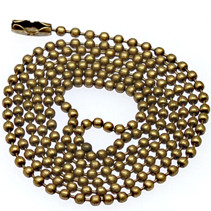 50 Pcs 2.4mm Dog Tag Ball Chains Necklaces 70 CM Keychain Wholesale Ball Chains With Connector Clasp For Jewelry Making Supplies
50 Pcs 2.4mm Dog Tag Ball Chains Necklaces 70 CM Keychain Wholesale Ball Chains With Connector Clasp For Jewelry Making Supplies