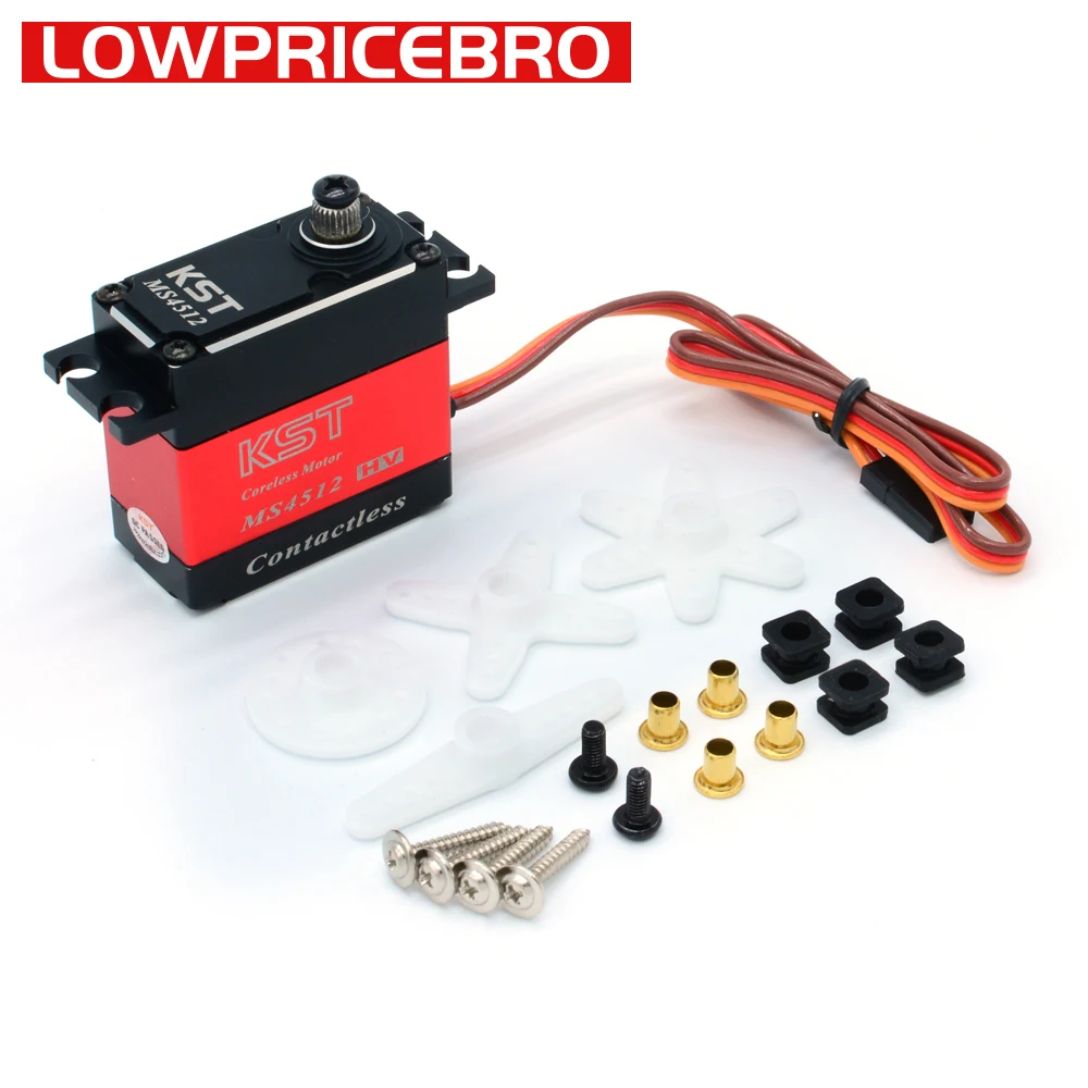 KST MS4512 HV 8.4V 45kg 0.14sec High Performance Metal Digital Servo Motor for Drone UAV RC Climbing Car Boat Robot Helicopter
KST MS4512 HV 8.4V 45kg 0.14sec High Performance Metal Digital Servo Motor for Drone UAV RC Climbing Car Boat Robot Helicopter