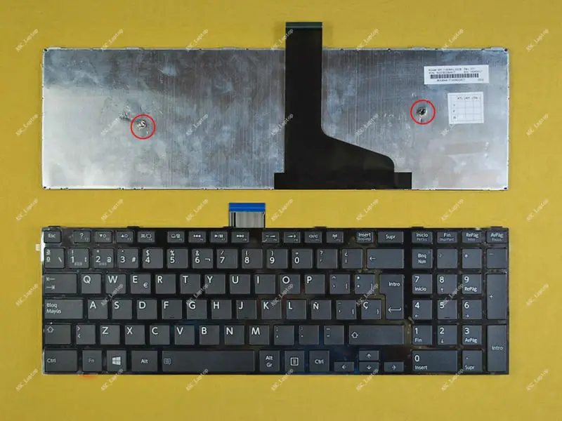 Новая испанская клавиатура SP Teclado для ноутбука Toshiba Satellite C50 C50D C55 C55D C55-A series глянцевая рамка черная WIN8
Новая испанская клавиатура SP Teclado для ноутбука Toshiba Satellite C50 C50D C55 C55D C55-A series глянцевая рамка черная WIN8