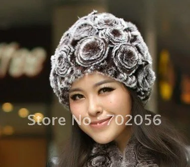 100% Real Genuine Rex Rabbit Fur Hat Cap Skull Rose design Fashion 5pcs/lot #2312
100% Real Genuine Rex Rabbit Fur Hat Cap Skull Rose design Fashion 5pcs/lot #2312