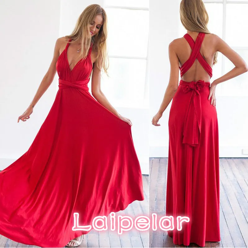 15 Ways Bandage Women Summer Dresses Sexy Backless Long Beach Dess Elegant Evening Party Dress Female Maxi vestidos
15 Ways Bandage Women Summer Dresses Sexy Backless Long Beach Dess Elegant Evening Party Dress Female Maxi vestidos