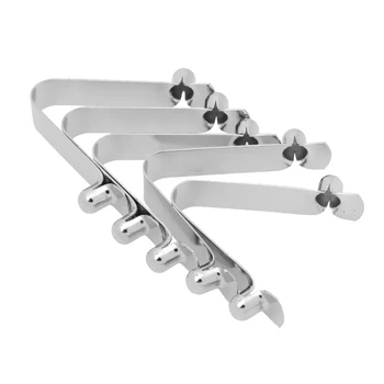 5x Kayak Paddle Push Snap Clip Spring Snap Clip Locking Tube Double Pin 6mm Stainless Steel