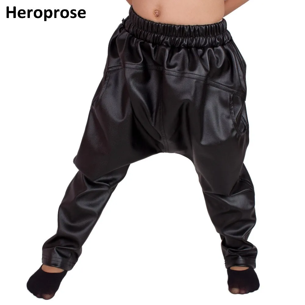Heroprose New Fashion Children's clothing Unisex Kids hip hop baggy harem trousers Jazz Faux Leather Multi-pockets cross-pants
Heroprose New Fashion Children's clothing Unisex Kids hip hop baggy harem trousers Jazz Faux Leather Multi-pockets cross-pants