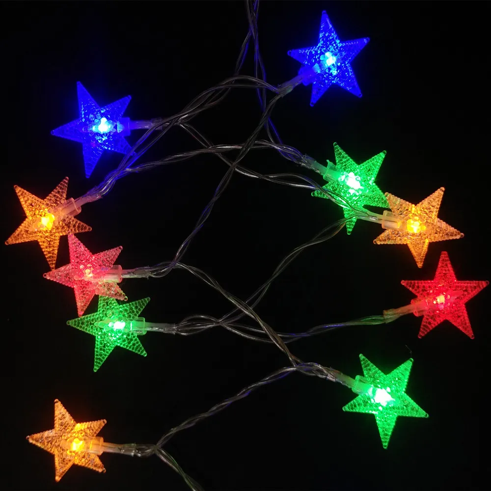 YIYANG 2M/3M/4M/5M LED Lucky Star Christmas String Light Battery Operated Holiday Wedding Xmas Party Garden Decoration Lights
YIYANG 2M/3M/4M/5M LED Lucky Star Christmas String Light Battery Operated Holiday Wedding Xmas Party Garden Decoration Lights
