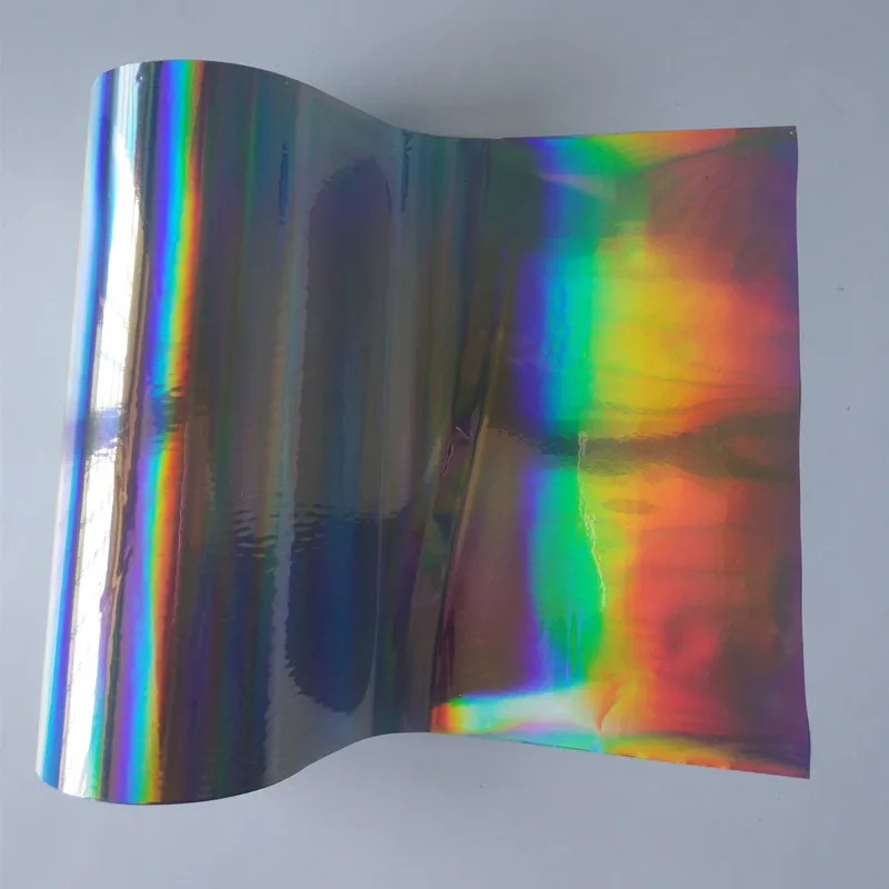 Hot stamping foil silver plain holographic foil hot press on paper bag labels or plastic materials hot foil transfer film
Hot stamping foil silver plain holographic foil hot press on paper bag labels or plastic materials hot foil transfer film