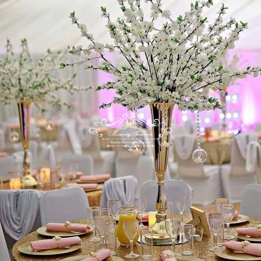 80cm Tall Wedding Flower Vase Metal Trumpet Vase for Rustic Vintage Traditional Wedding Decorations Table Centerpiece
80cm Tall Wedding Flower Vase Metal Trumpet Vase for Rustic Vintage Traditional Wedding Decorations Table Centerpiece