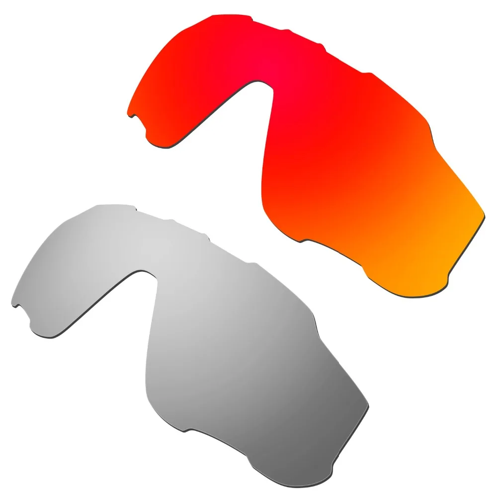 HKUCO Red/Silver 2 Pairs Replacement Polarized Lenses For Jawbreaker Sunglasses
HKUCO Red/Silver 2 Pairs Replacement Polarized Lenses For Jawbreaker Sunglasses