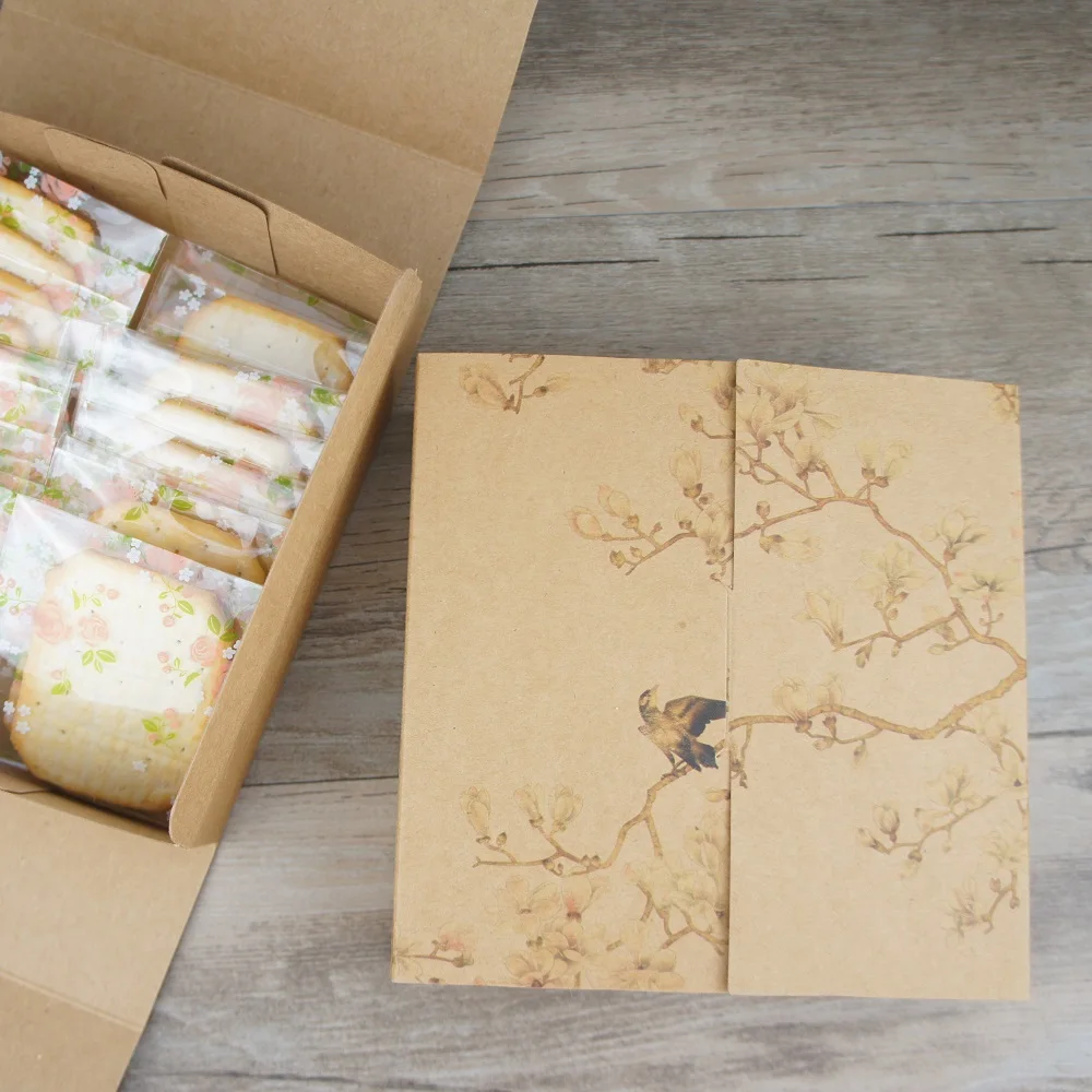 14.5*14.5*5cm 10pcs Kraft paper brid tree Macaron Chocolate cookie Paper Box Christmas Birthday Party Gifts Packaging
14.5*14.5*5cm 10pcs Kraft paper brid tree Macaron Chocolate cookie Paper Box Christmas Birthday Party Gifts Packaging