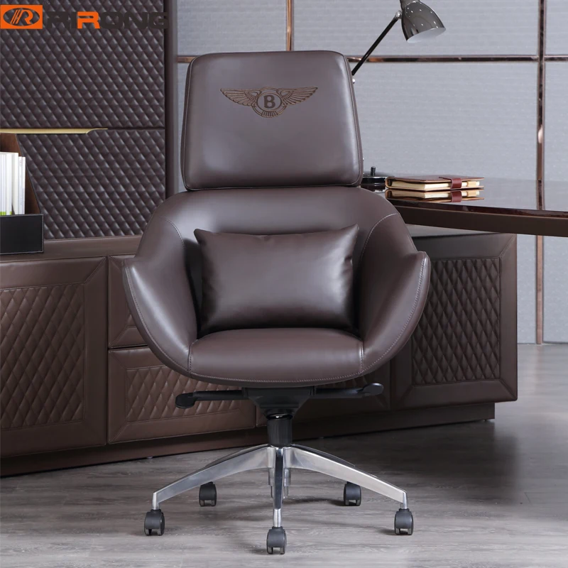 Luxury Brown Color Home Study Office Excutive Big Boss Manager Ceo Swivel Liftable Leather Chair with wheel
Luxury Brown Color Home Study Office Excutive Big Boss Manager Ceo Swivel Liftable Leather Chair with wheel