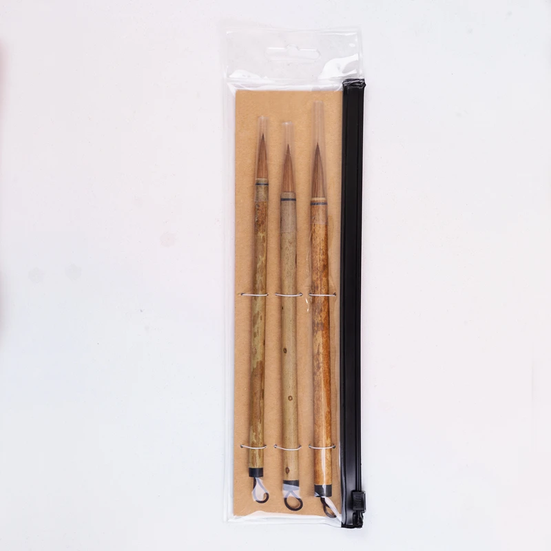 ArtSecret High Grade 3/Set BKG-03 Art Brush Kolinsky Hair Bamboo Handle Chinese Painting Supplies Artist Calligraphy Watercolor
ArtSecret High Grade 3/Set BKG-03 Art Brush Kolinsky Hair Bamboo Handle Chinese Painting Supplies Artist Calligraphy Watercolor