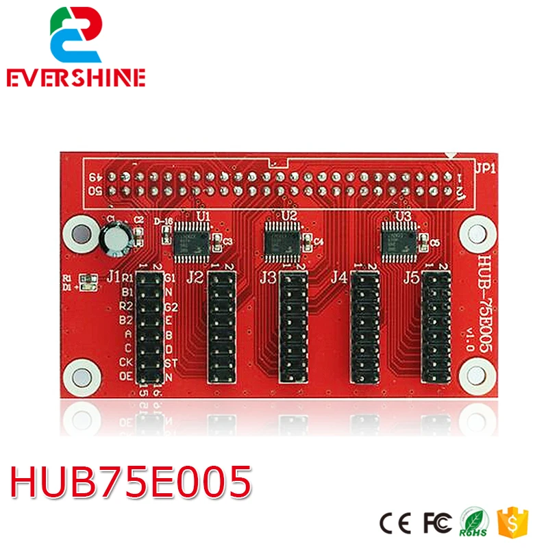 full color adapter plate hub75E005 used with led control card TF-QS3 TF-QC1 and TF-QC3 etc
full color adapter plate hub75E005 used with led control card TF-QS3 TF-QC1 and TF-QC3 etc